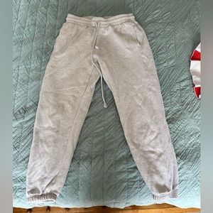 TNA light grey sweatpants size small